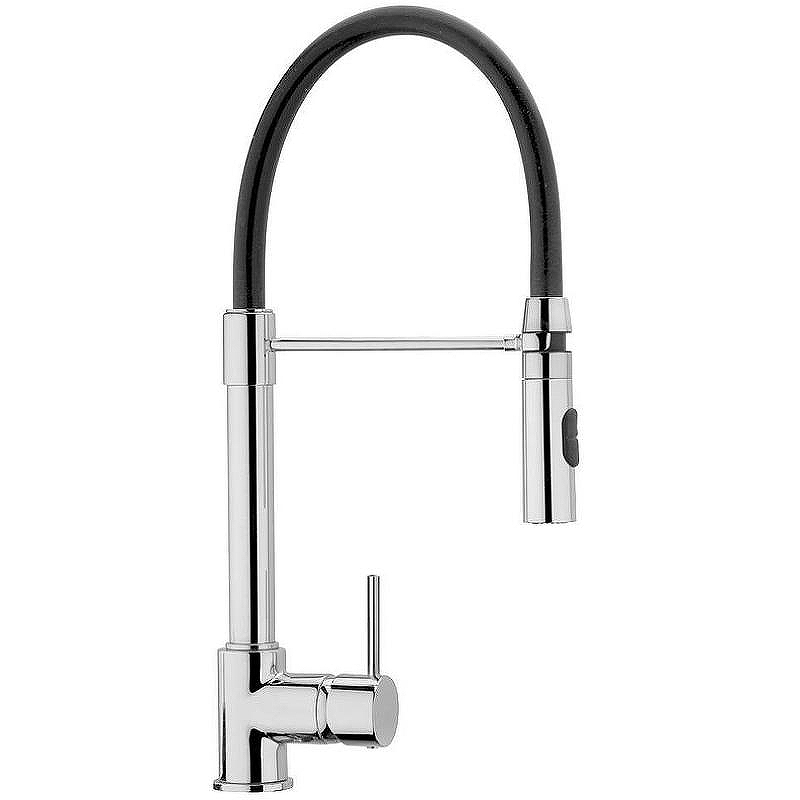 Смеситель для кухни Paini Cox 78CR557YOSPEKM Хром Черный