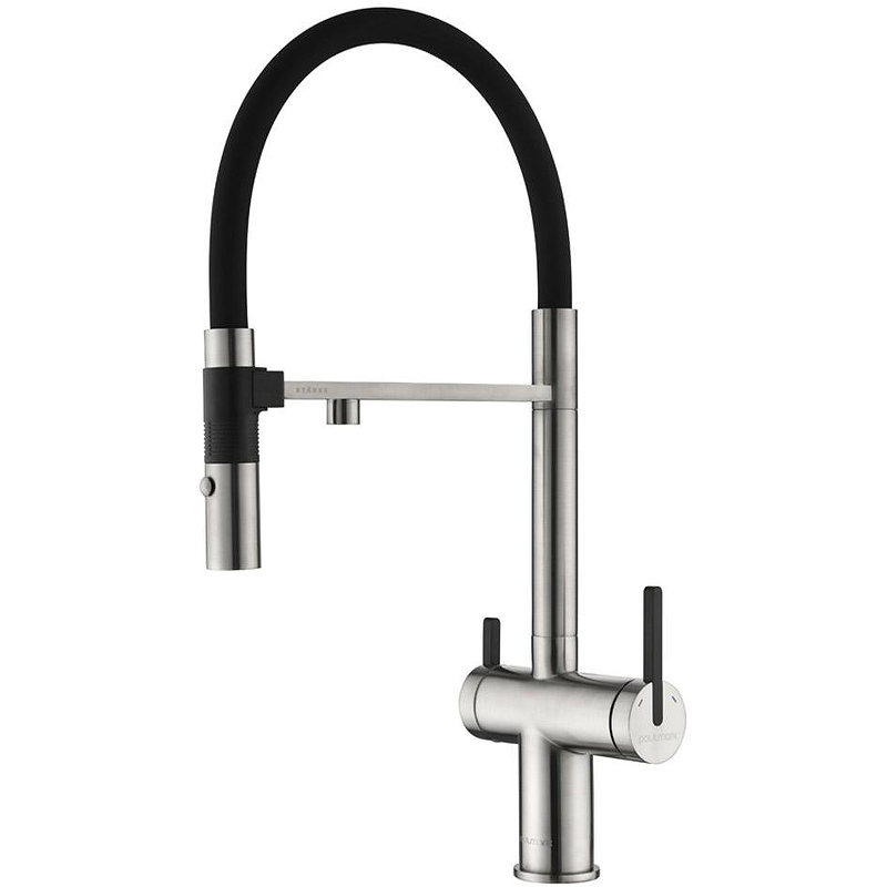 Смеситель для кухни Paulmark Gravity Gr213888-BS Брашированная сталь