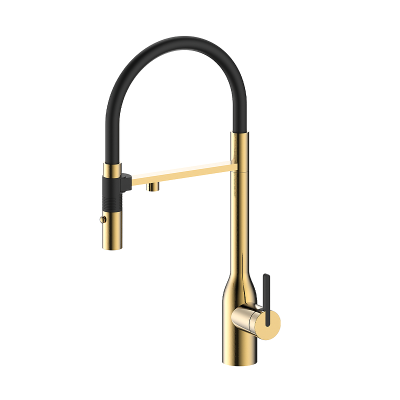 Смеситель для кухни Paulmark Magneto One Ma213188-LG цвет Светлое золото