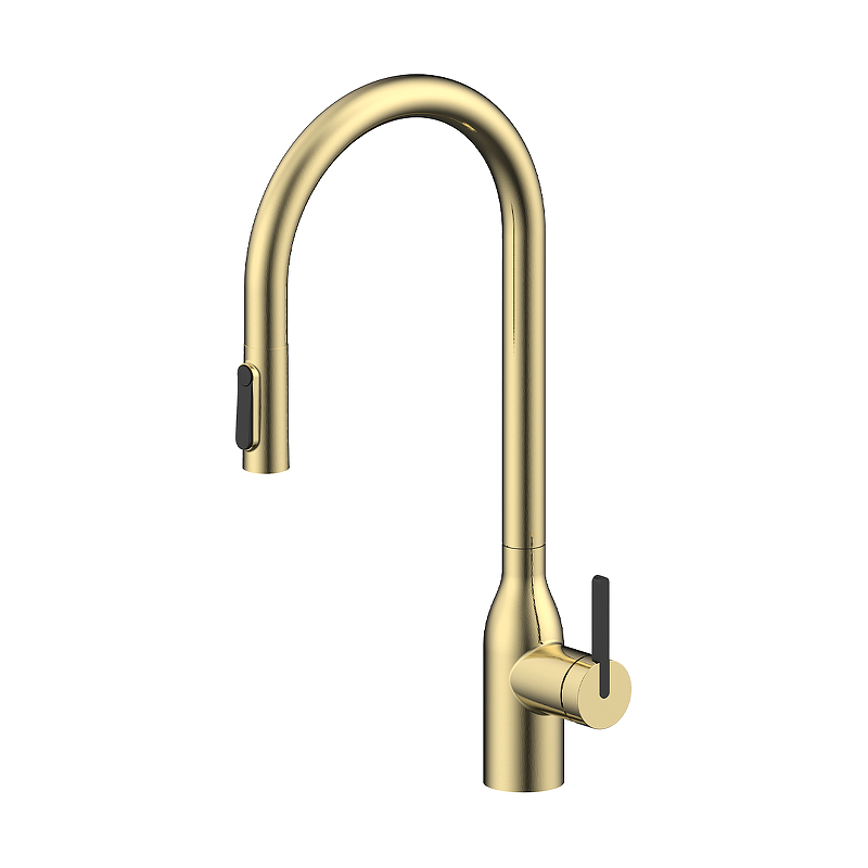 Смеситель для кухни Paulmark Universal Un213880-LG цвет Светлое золото