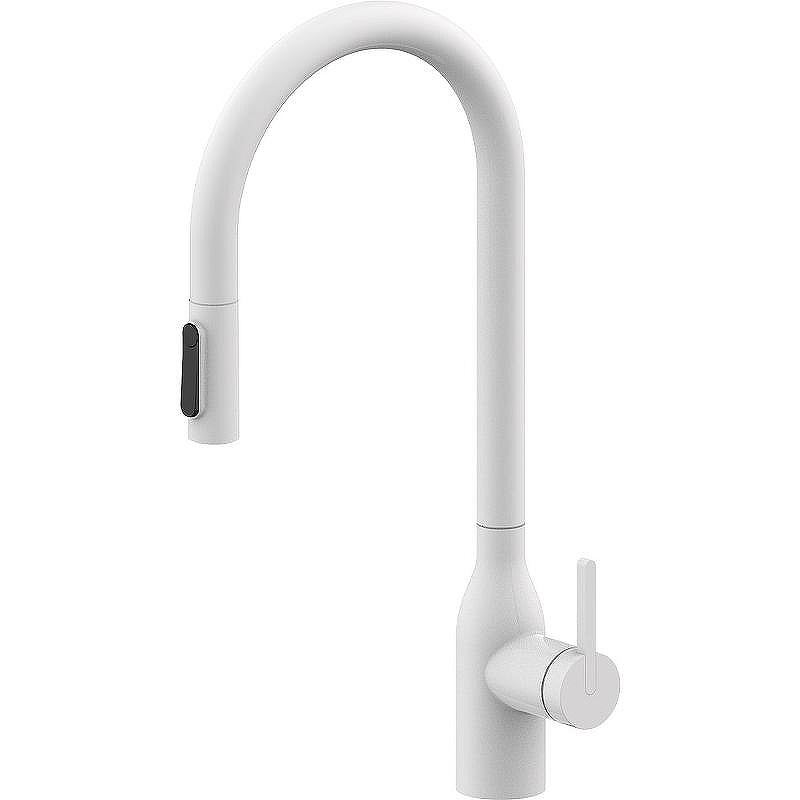 Смеситель для кухни Paulmark Universal Un213880-WH Белый матовый