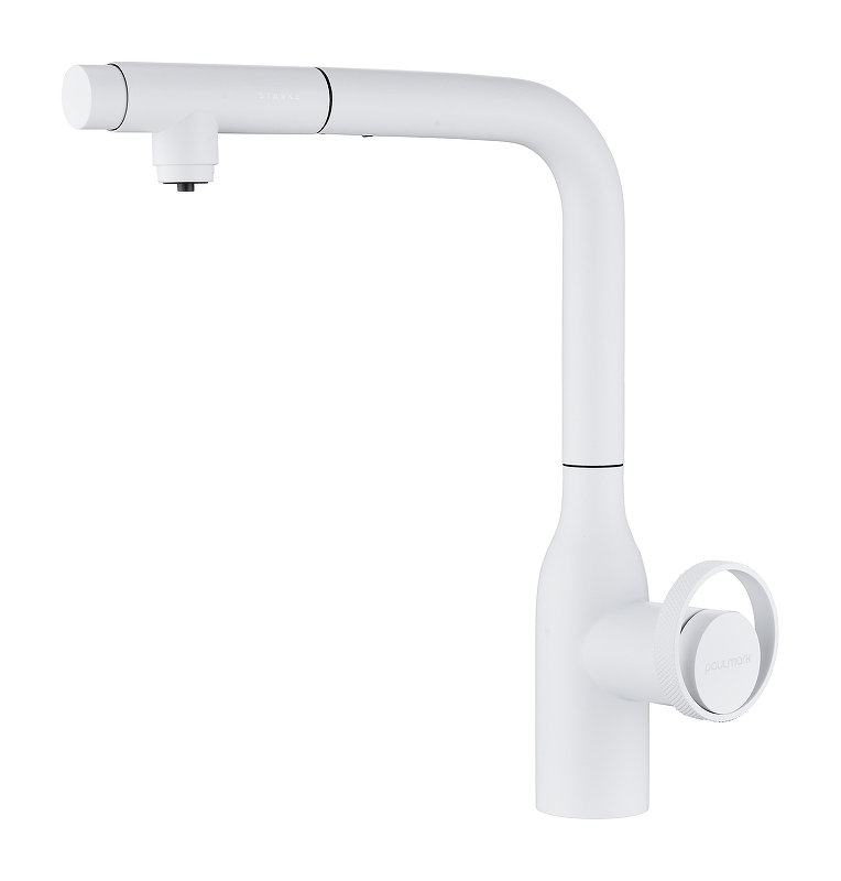 Смеситель для кухни Paulmark Urban Ur213104-WH цвет Белый матовый