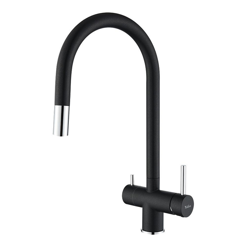 Смеситель для кухни Rivelato Trevi 2433505 antracite cromo цвет Антрацит Хром