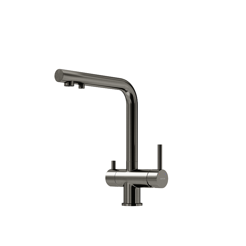 Смеситель для кухни Sancos Foster SC4014GG цвет Вороненая сталь