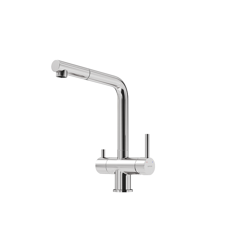 Смеситель для кухни Sancos Spin SC4015BN цвет Никель брашированный