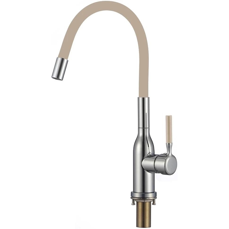 Смеситель для кухни Savol S-2804A12 цвет Хром Бежевый