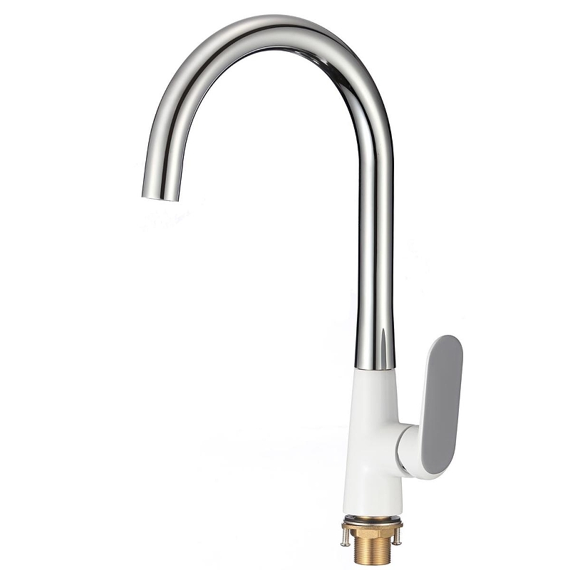 Смеситель для кухни Savol SK-H6004 цвет Хром Белый
