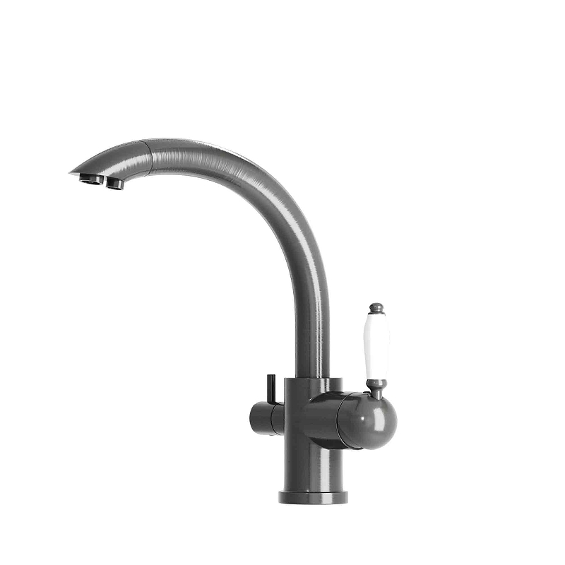 Смеситель для кухни Seaman Barcelone SSL-5382-GL цвет Светлая оружейная сталь