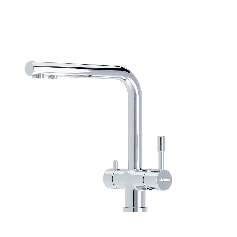 Смеситель для кухни Seaman Visconti SSL-7328-WP цвет Хром полированный