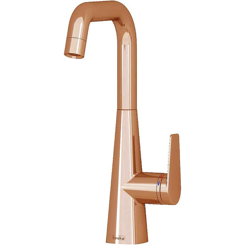 Смеситель для кухни Teska Teco E4209 Розовое золото