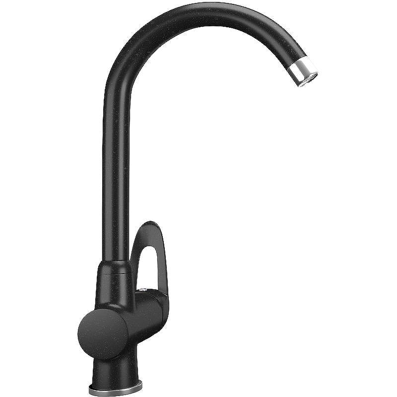 Смеситель для кухни Ulgran Classic U-006-344 Ультра-черный