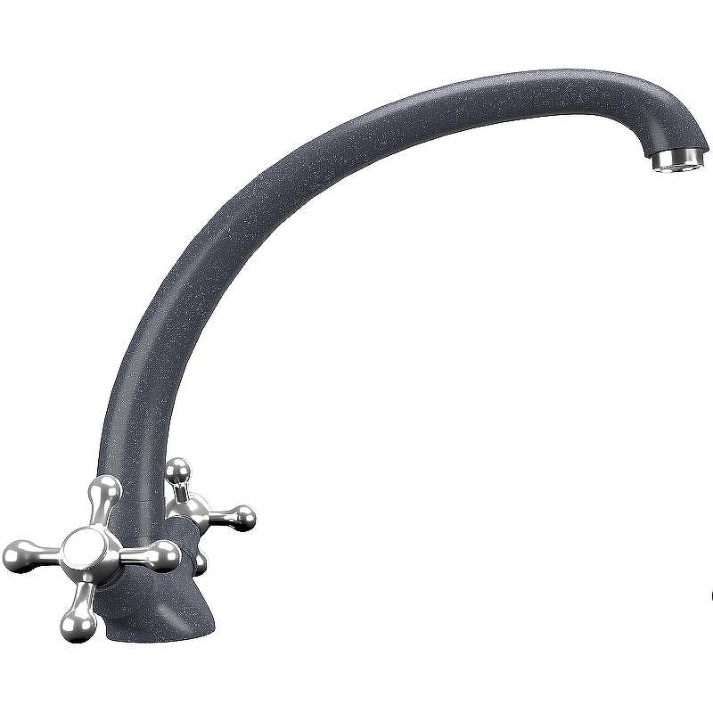 Смеситель для кухни Ulgran Classic U-013-343 Антрацит