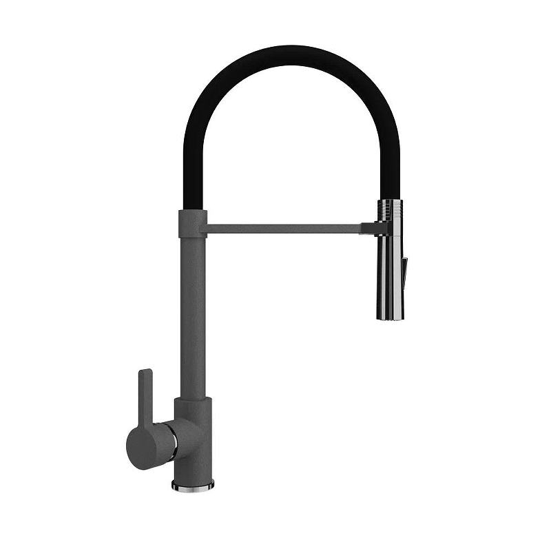 Смеситель для кухни Ulgran Classic U-024-309 цвет Темно-серый