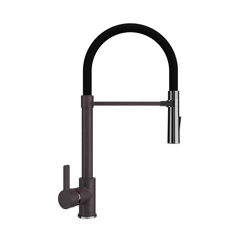 Смеситель для кухни Ulgran Classic U-024-345 цвет Шоколад