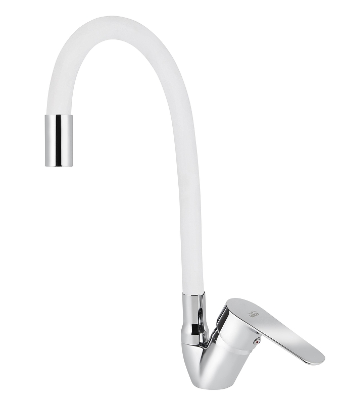 Смеситель для кухни Viko V-4148 цвет Хром Белый