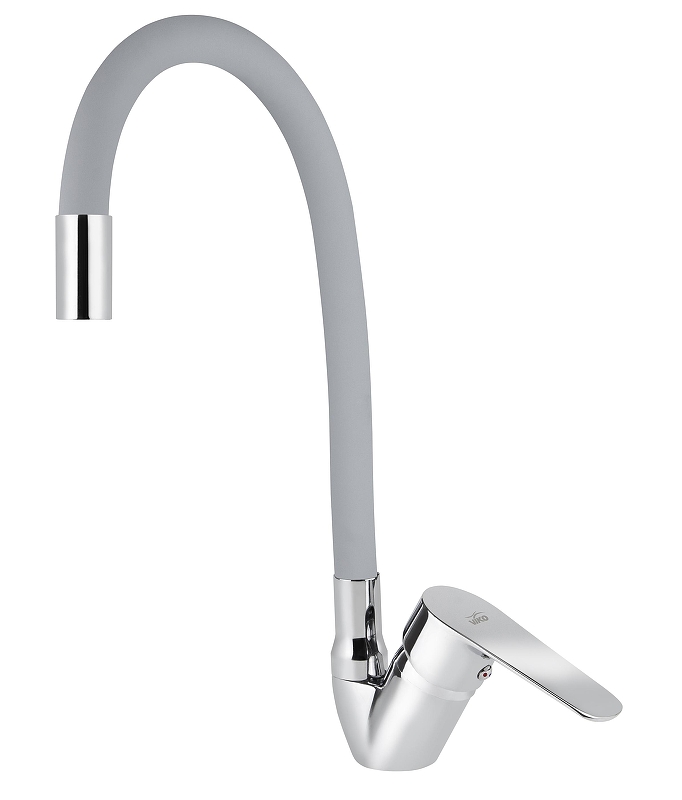 Смеситель для кухни Viko V-4168 цвет Хром Серый