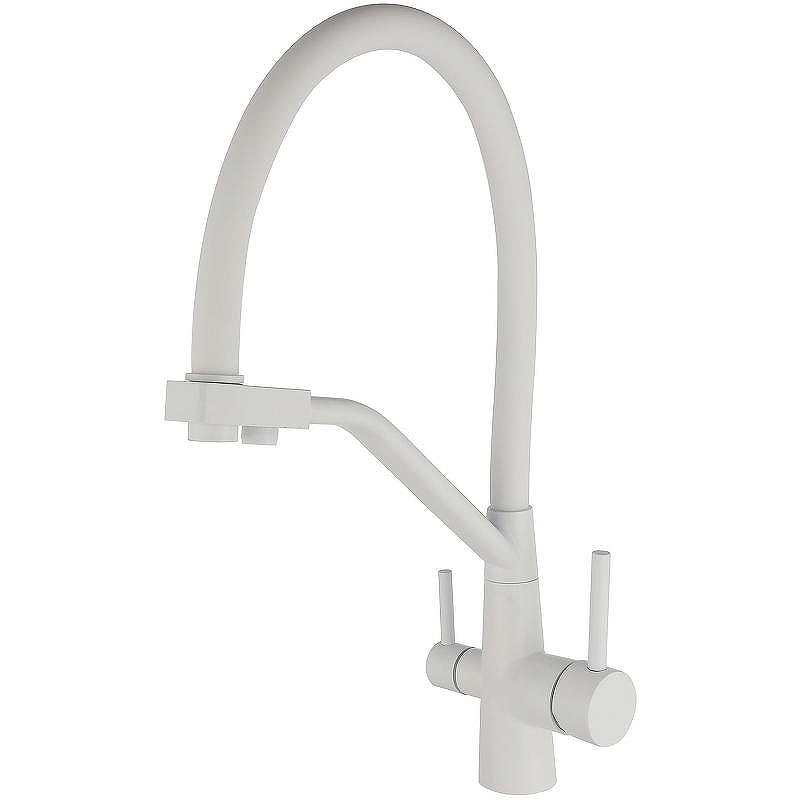 Смеситель для кухни Viko V-5844 Белый матовый