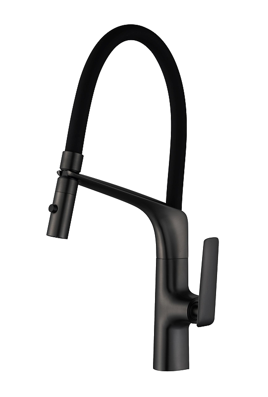 Смеситель для кухни Vincea VKF-115MB цвет Черный