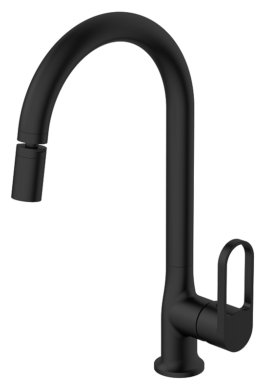 Смеситель для кухни Voda Harbor Black HR519BAR цвет Черный