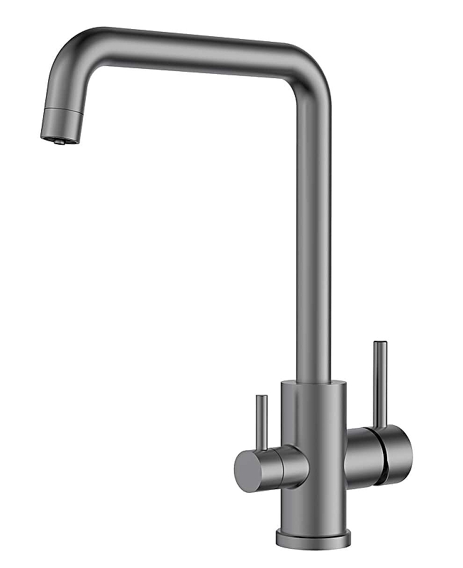 Смеситель для кухни Voda Kitchen FW519GM цвет Gun Metal