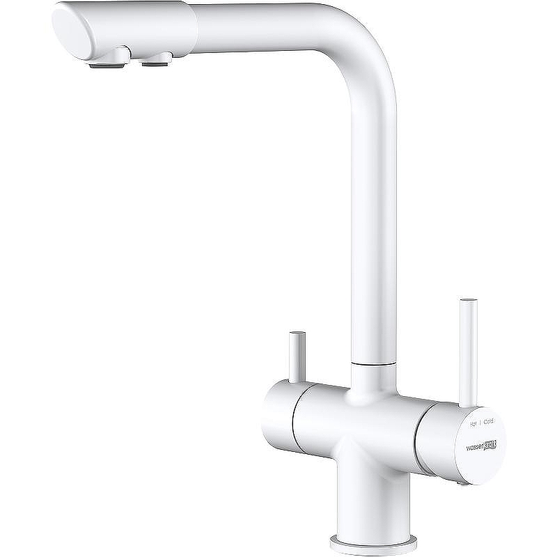 Смеситель для кухни WasserKRAFT A8357 Белый матовый