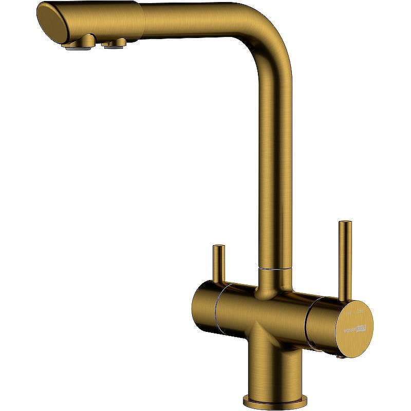 Смеситель для кухни WasserKRAFT A8387 Золото матовое