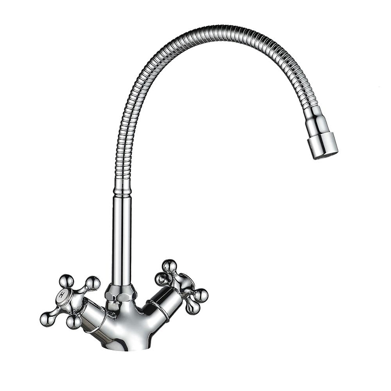 Смеситель для кухни WesnaArt Rassvet RAS02-180 цвет Хром