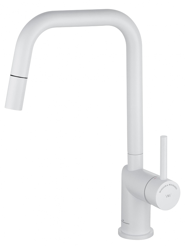 Смеситель для кухни Wonzon & Woghand WW-6018-MW цвет Белый матовый
