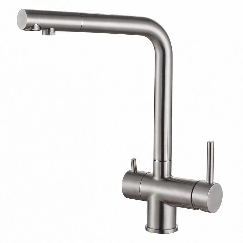 Смеситель для кухни ZorG Inox SZR-7039 Нержавеющая сталь