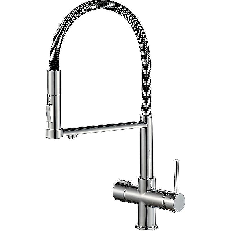 Смеситель для кухни ZorG Steel Hammer SH 2002 CR Хром