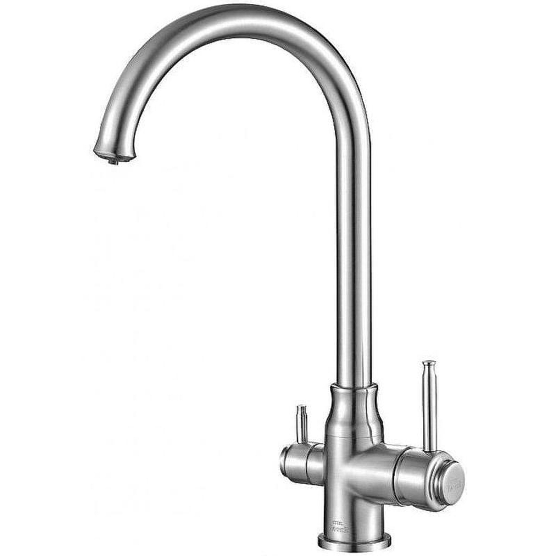 Смеситель для кухни ZorG Steel Hammer SH763CR Хром