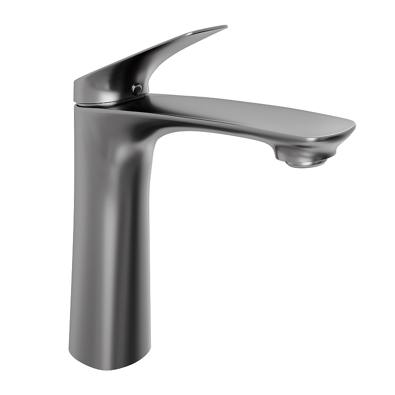 Смеситель для раковины Abelsberg Perfecta INF60101GM цвет Космическая сталь