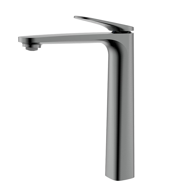 Смеситель для раковины AQUAme Imola AQM6714GM цвет Оружейная сталь