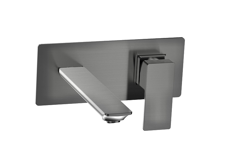 Смеситель для раковины AQUAme Savona AQM6815GM цвет Оружейная сталь