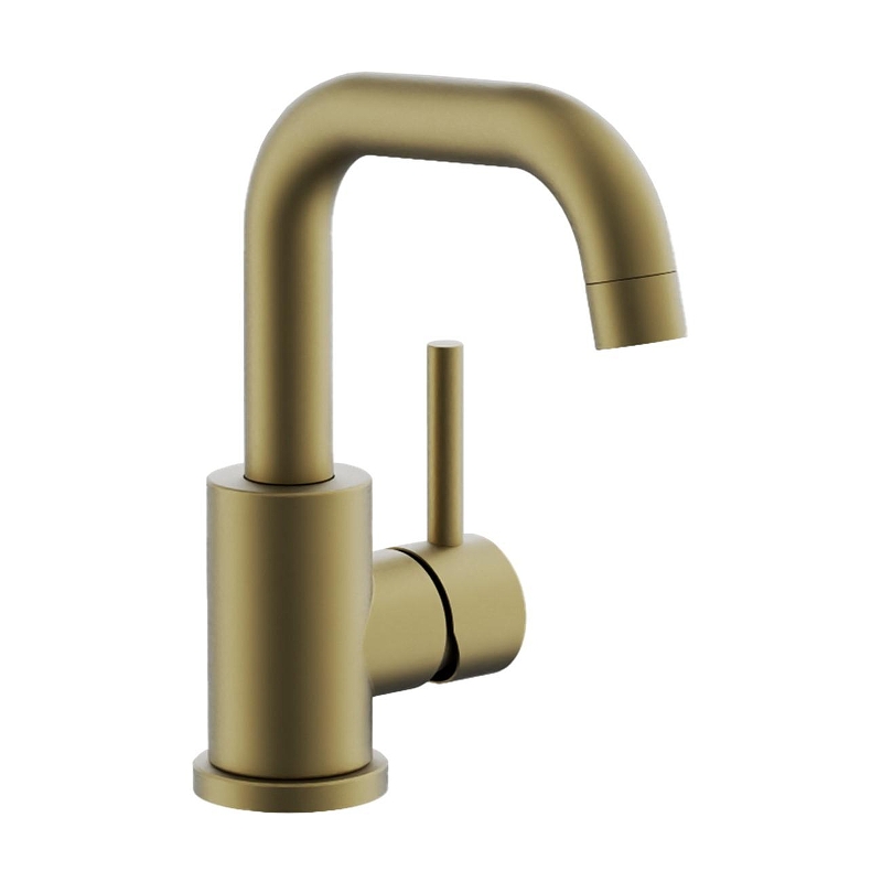 Смеситель для раковины Belz B810-5 B10810-5 цвет Брашированное золото
