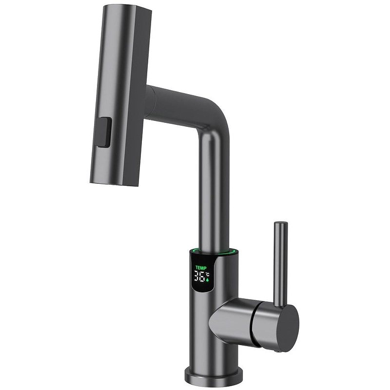 Смеситель для раковины Black&White Sky Day SD3028GM 3028GM Gun Metal