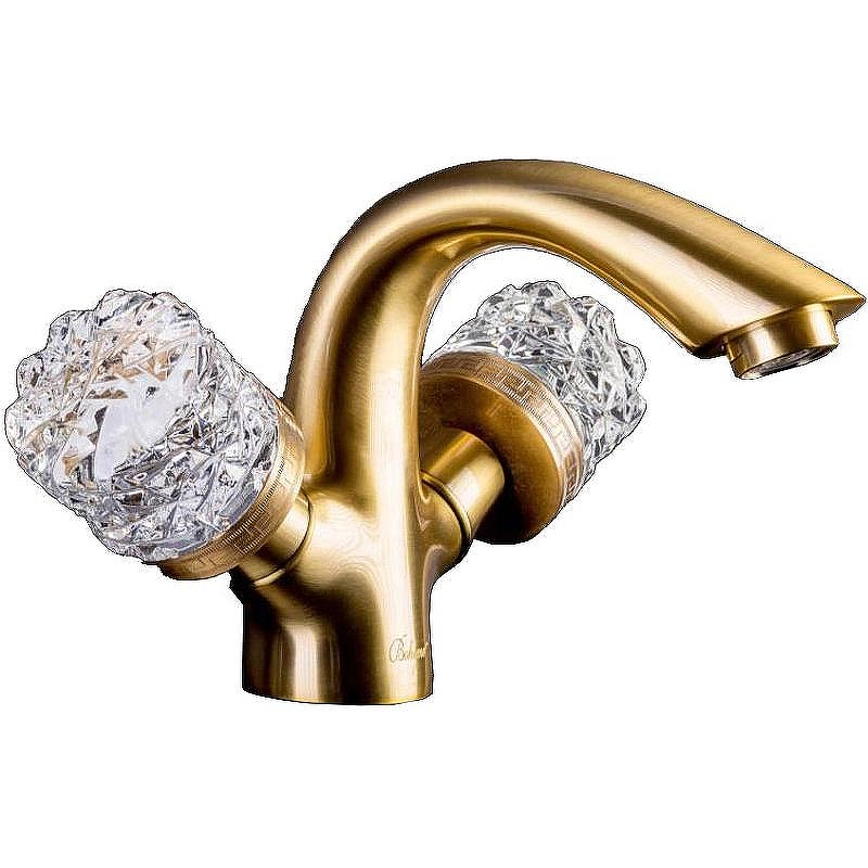 Смеситель для раковины Boheme Crystal 311-CRST Бронза