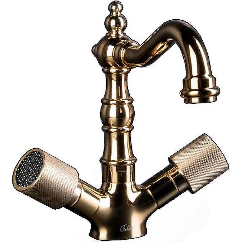 Смеситель для раковины Boheme Royal Cristal 292-Royal/CRSTblack Золото