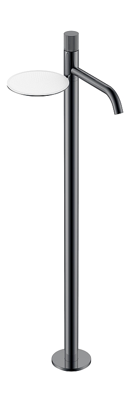 Смеситель для раковины Boheme Stick 120-SGM.3 цвет Оружейная сталь глянцевая