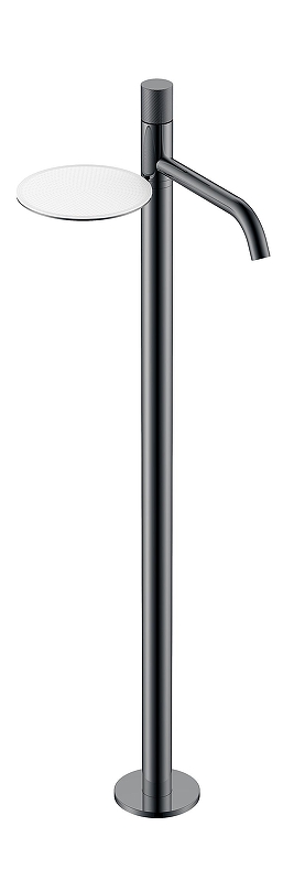 Смеситель для раковины Boheme Stick 120-SGM.4 цвет Оружейная сталь глянцевая