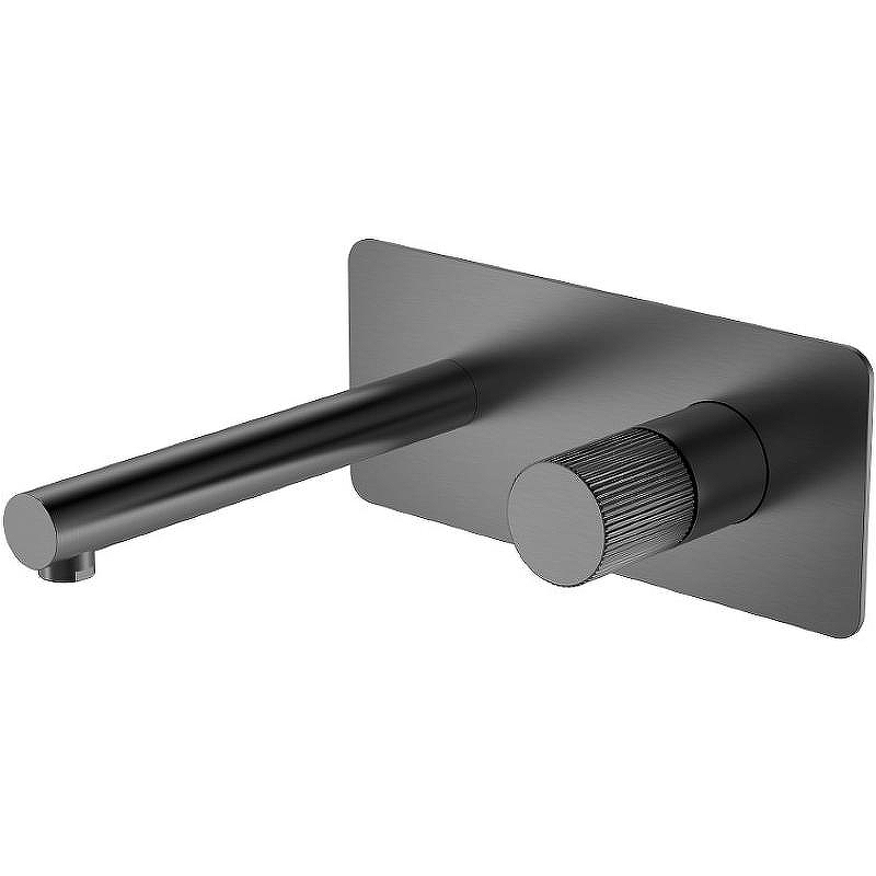 Смеситель для раковины Boheme Stick 125-GM.3 Оружейная сталь