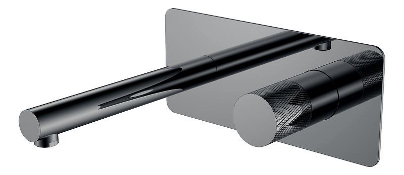 Смеситель для раковины Boheme Stick 125-SGM.2 цвет Оружейная сталь глянцевая