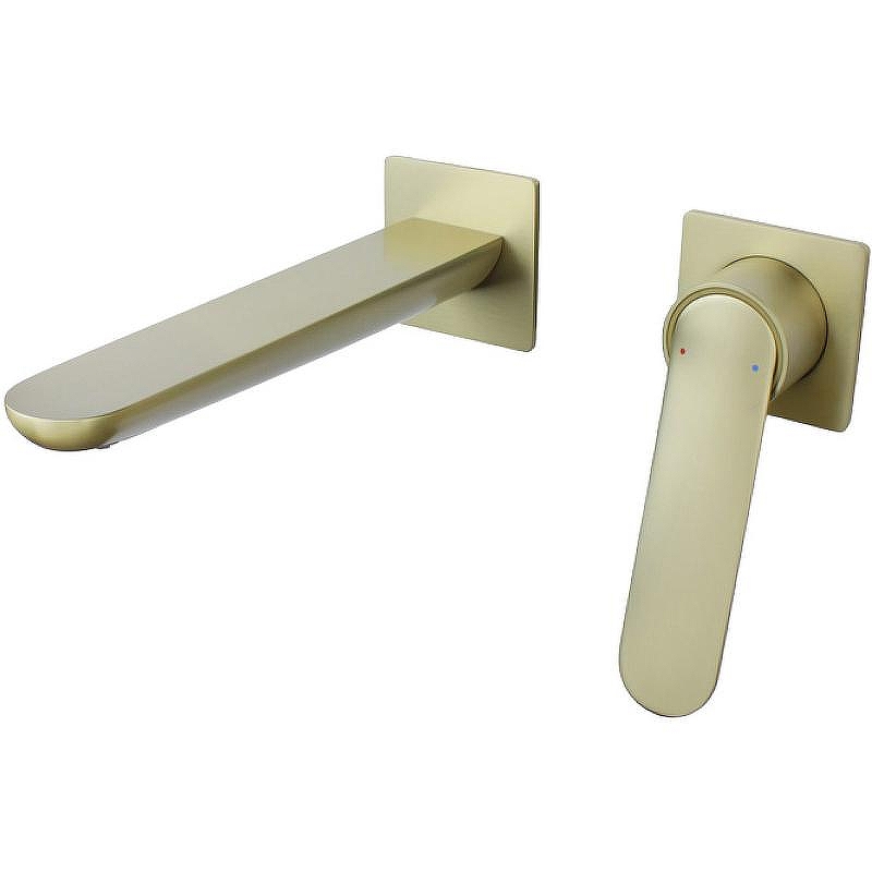 Смеситель для раковины Bronze de Luxe Айкон 7006CG Золото матовое