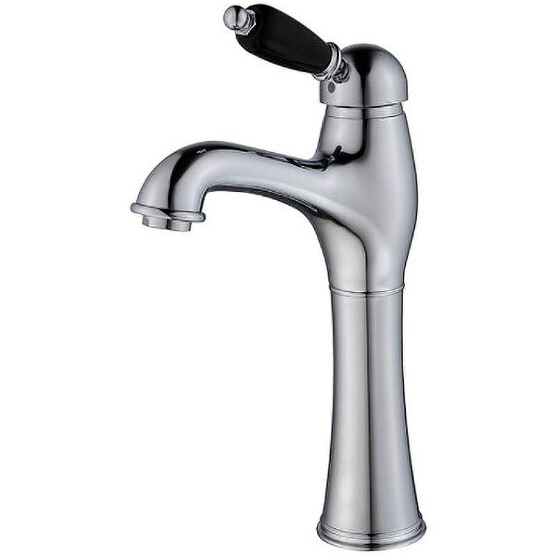 Смеситель для раковины Caprigo Adria-Uno Black Edition 02B-525-crm Хром