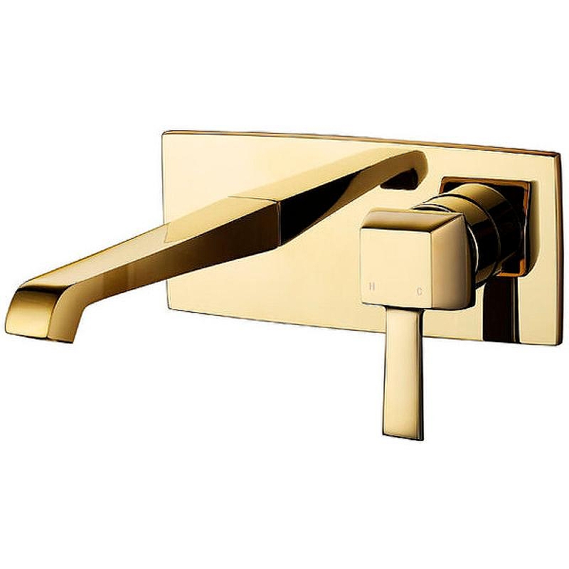 Смеситель для раковины Caprigo Diamante 50-027-oro Золото
