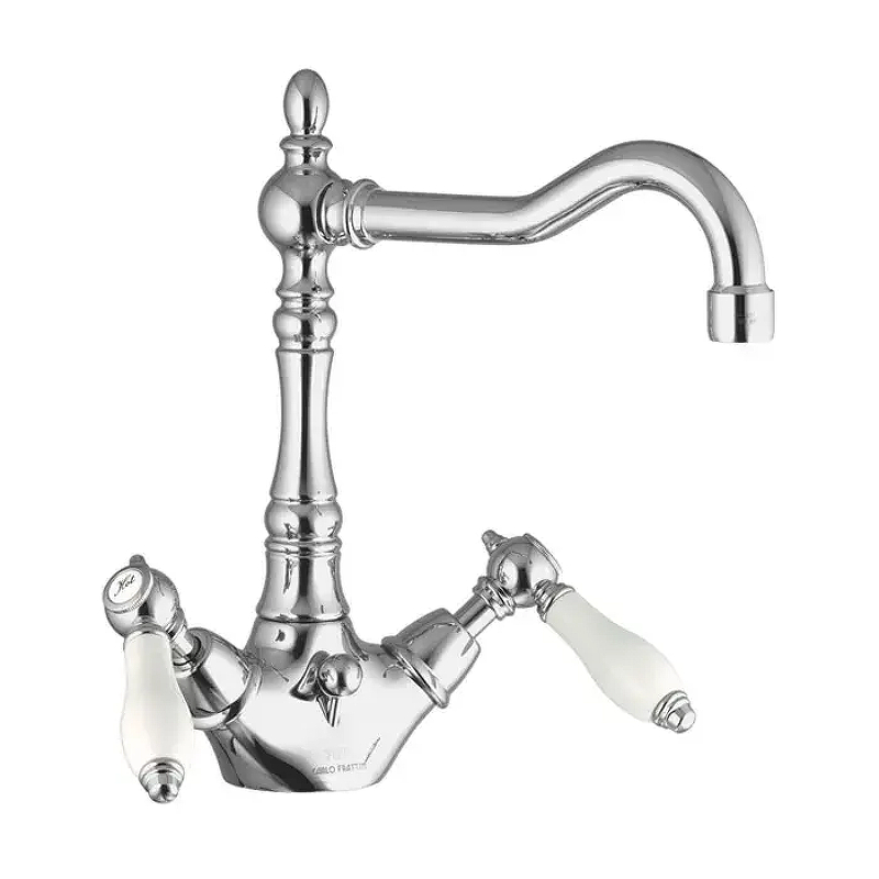 Смеситель для раковины Fima Carlo Frattini Herend F5411CR с донным клапаном цвет Хром