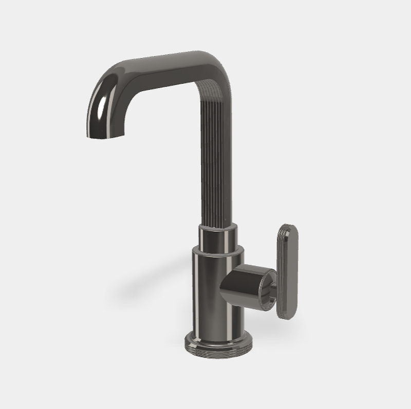 Смеситель для раковины Fima Carlo Frattini Park Lane F1321LCN с донным клапаном цвет Черный хром