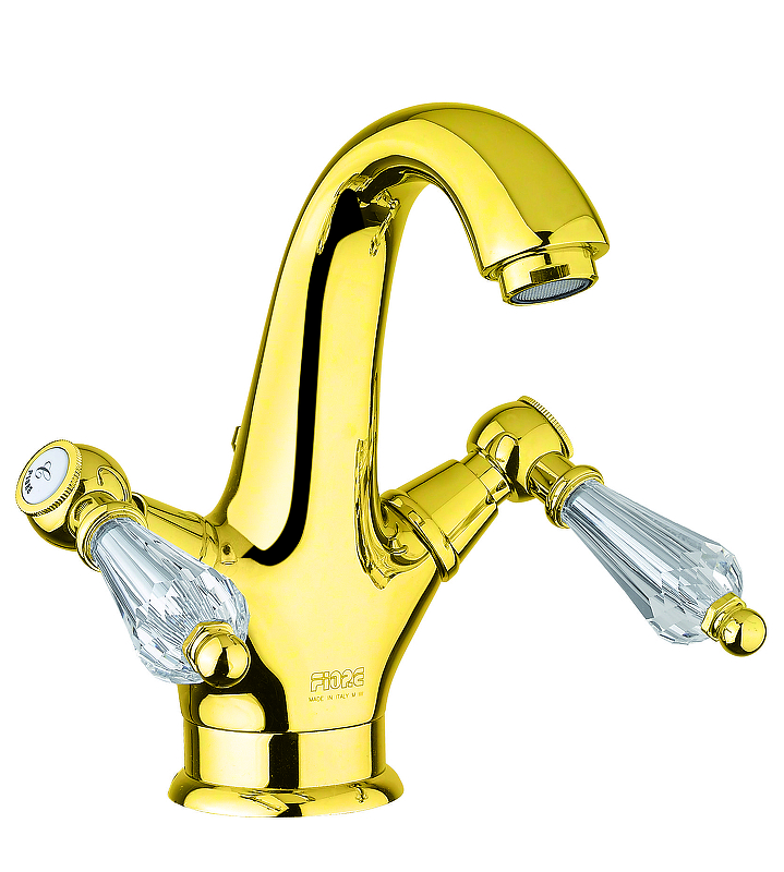 Смеситель для раковины Fiore Gioielli 08OO0623 цвет Золото