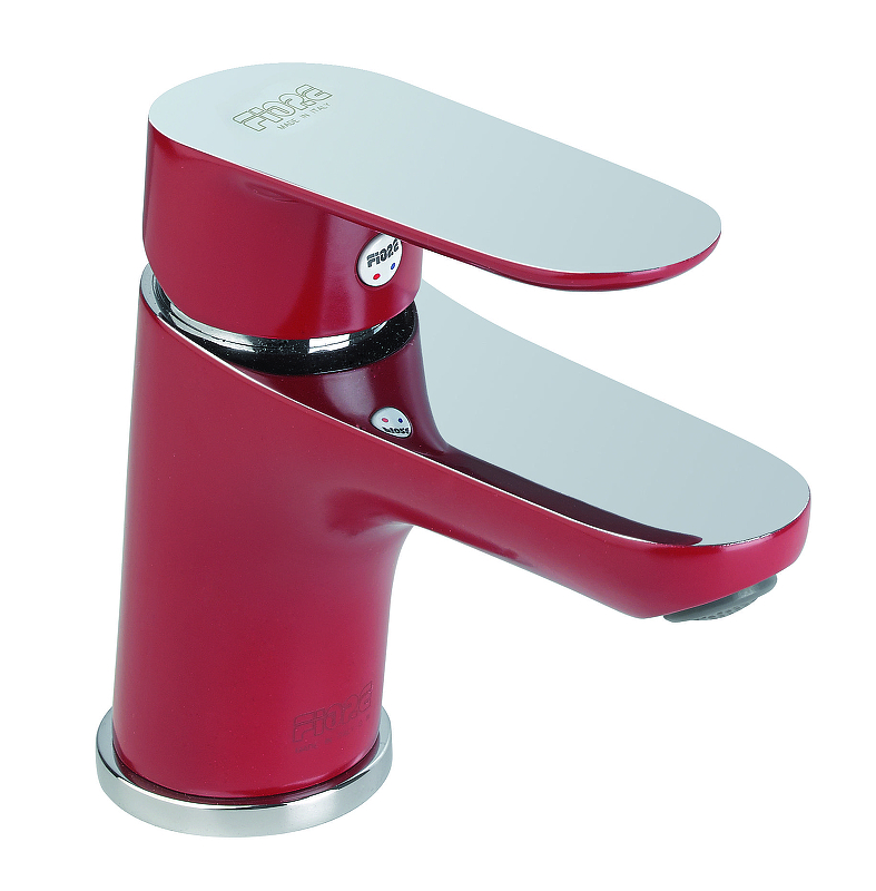 Смеситель для раковины Fiore Kevon Chic 81RX8120 цвет Хром Красный