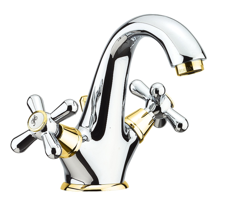 Смеситель для раковины Fiore Margot 26CO0623 цвет Хром Золото